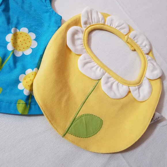 Gymboree Daisy Giraffe 0-3 Month Shirt, socks & Bib NWT - Picture 3 of 6